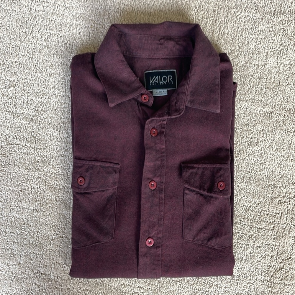 Valor Men's Button Down Shirt - Picture 2 of 6